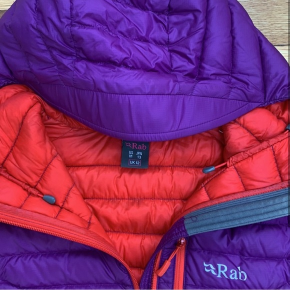 Rab microlight alpine puffy jacket - women’s medium purple - Picture 2 of 3